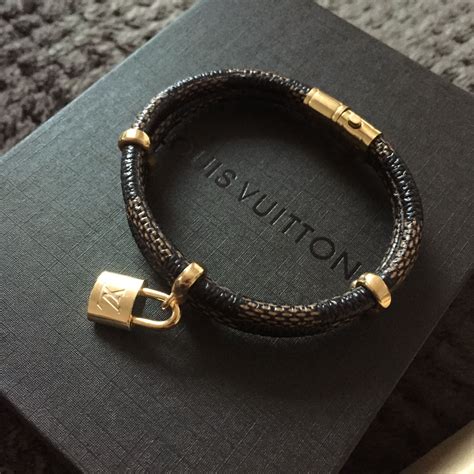 lv mens leather bracelet|louis vuitton leather bracelet women's.